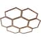 Ekena Millwork Florin Wood Fretwork Pierced Ceiling Medallion, Walnut, 20"OD x 8 1/2"ID x 1/4"T CMWP20X20X0250FOWA - alternate 5